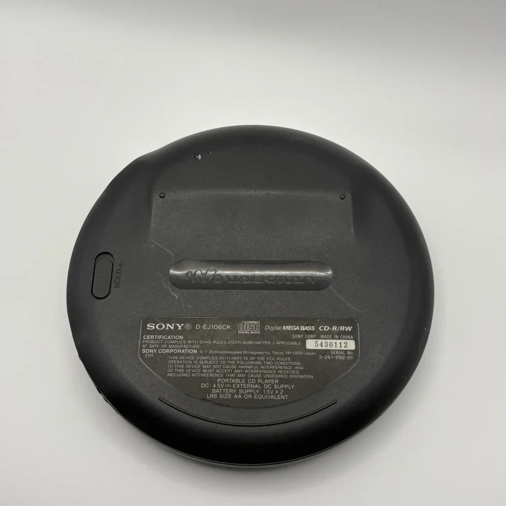 Sony Walkman D-EJ106CK Portable CD Player G-Protection Tested Works